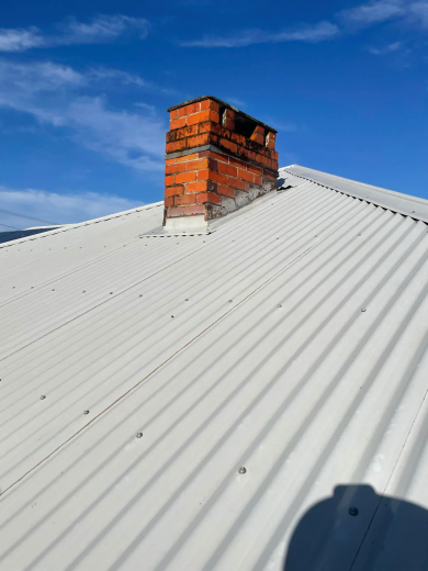 roof after pressure and soft washing